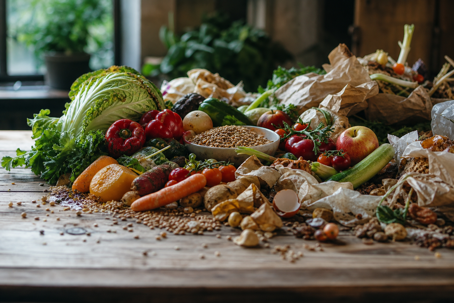 Healthy Food Waste Foreground